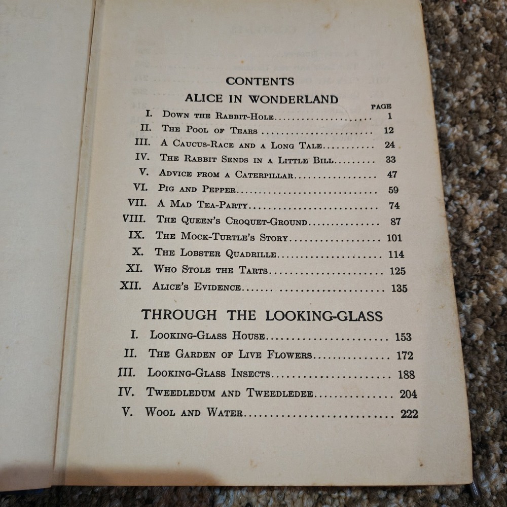 1925 First PRETTY Edition ALICE'S ADVENTURES IN WONDERLAND‎ [Colored Pictures] - Picture 8 of 11